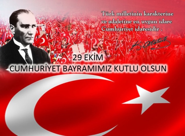 Resimli 29 Ekim Cumhuriyet Bayramı Mesajları
