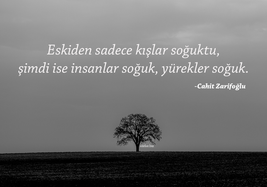 Soğuk Sözleri - Cahit Zarifoğlu