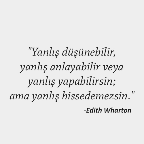 Edith Wharton sözleri