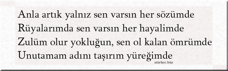 Arzu İsmine Özel Akrostiş Şiir