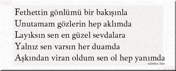 Fulya İsmine Özel Akrostiş Şiir