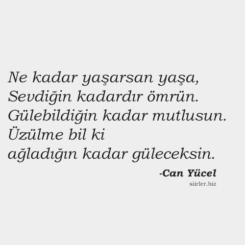 can yücel - ağladığın kadar güleceksin.