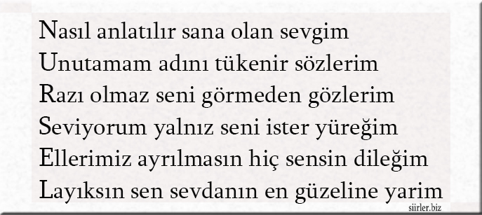 Nursel İsmine Özel Akrostiş Şiir