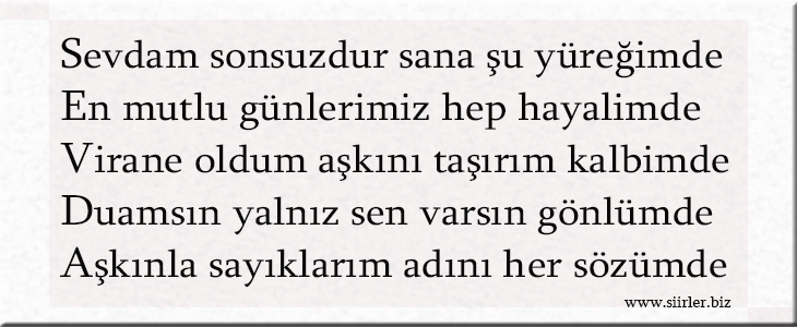 Sevda İsmine Özel Akrostiş Şiir