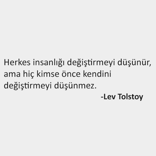tolstoy felsefi sözleri