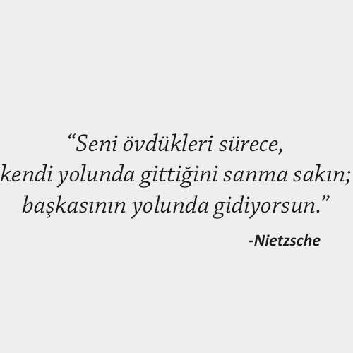 Nietzsche Anlamlı Sözleri