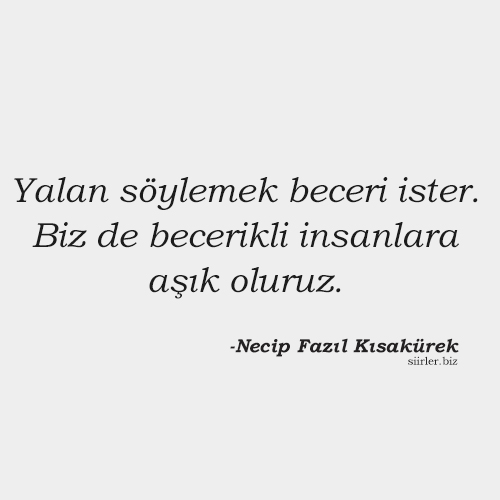 Necip Fazıl Kısakürek - Anlamlı Söz
