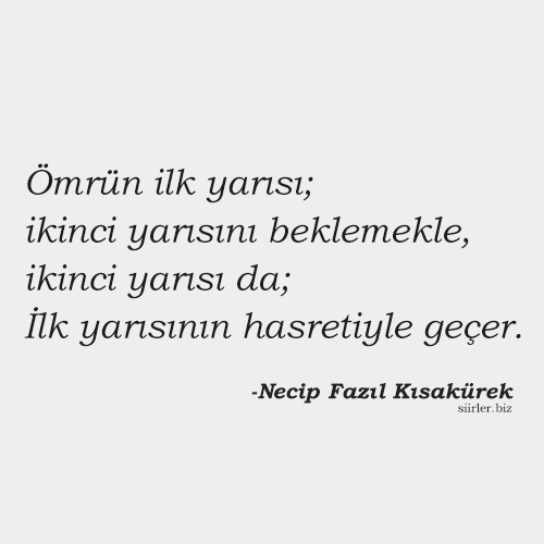 Necip Fazıl Kısakürek - Anlamlı Sözler