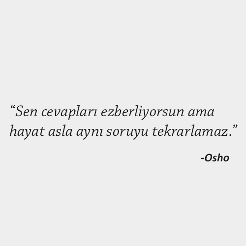 Osho Felsefi Sözleri