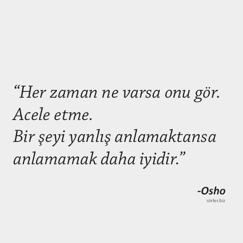 Osho düşündüren sözleri