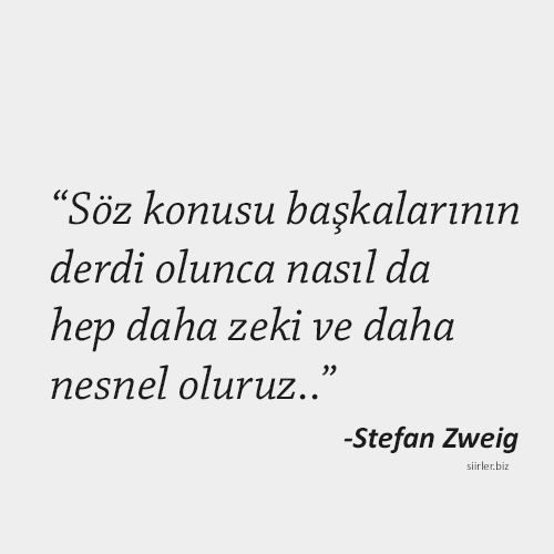 Stefan Zweig Sözleri