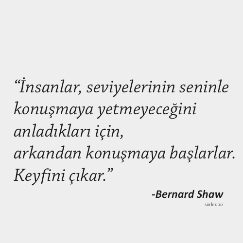 Bernard Shaw kapak sözler