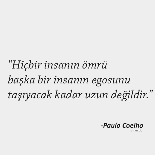 Paulo Coelho anlamlı sözü