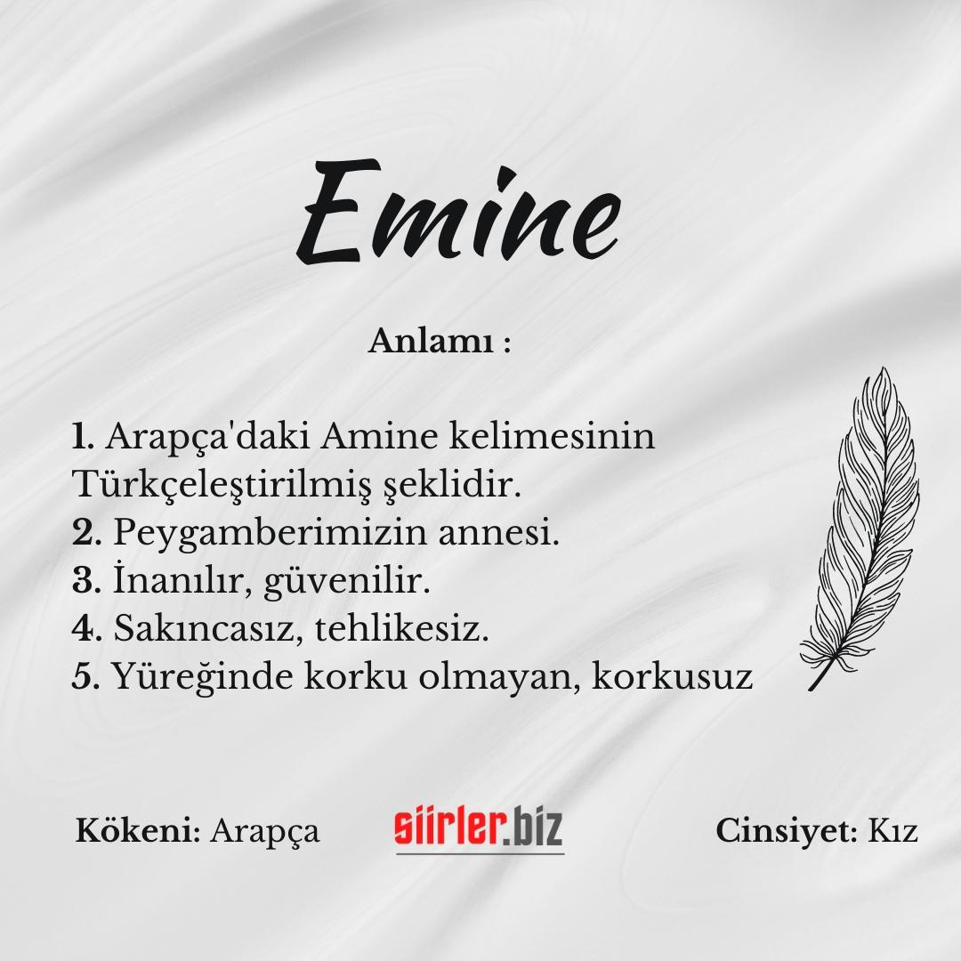 Emine İsminin Anlamı Nedir?