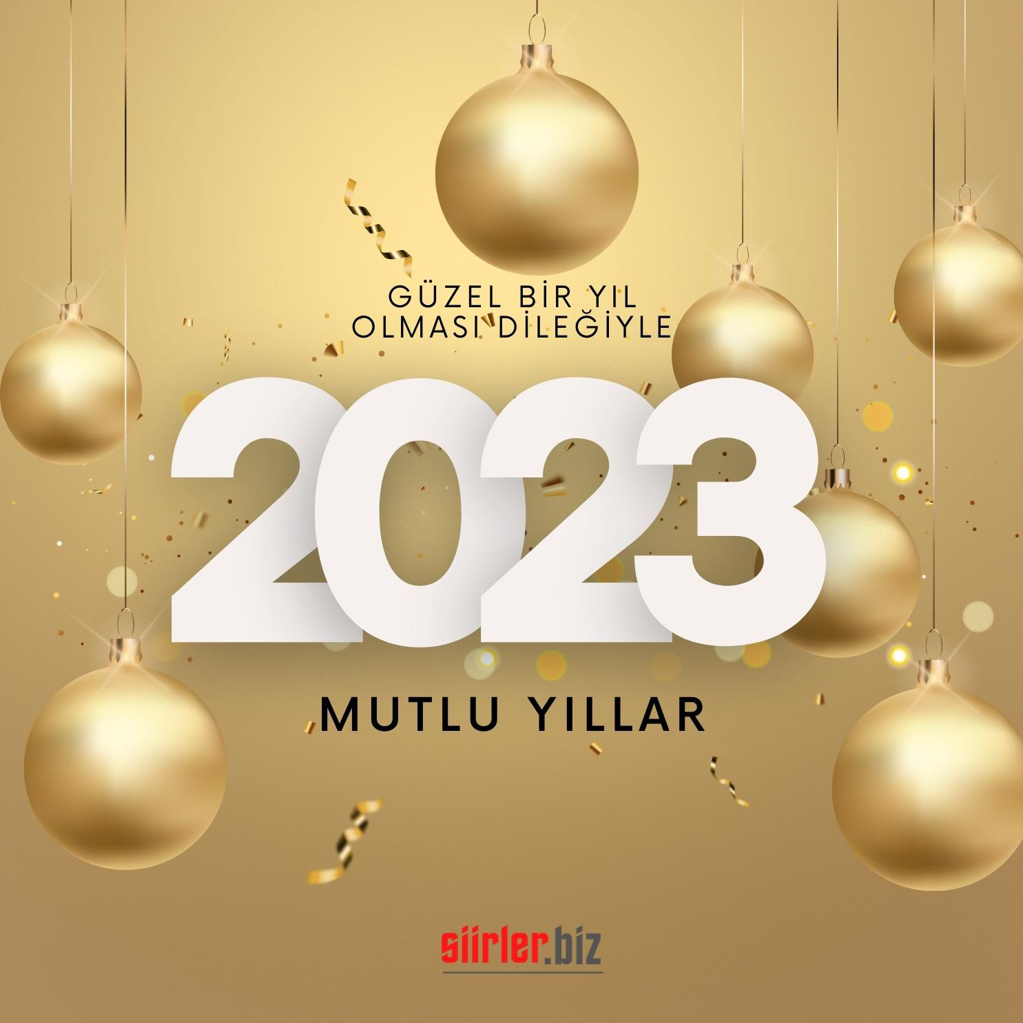 2023 Yeni yıl mesajı, mutlu yıllar 2023