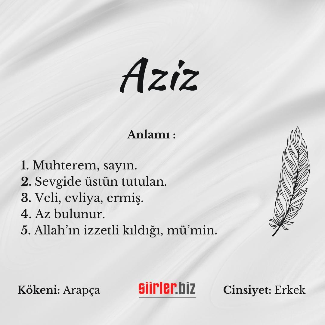 Aziz İsminin Anlamı Nedir?