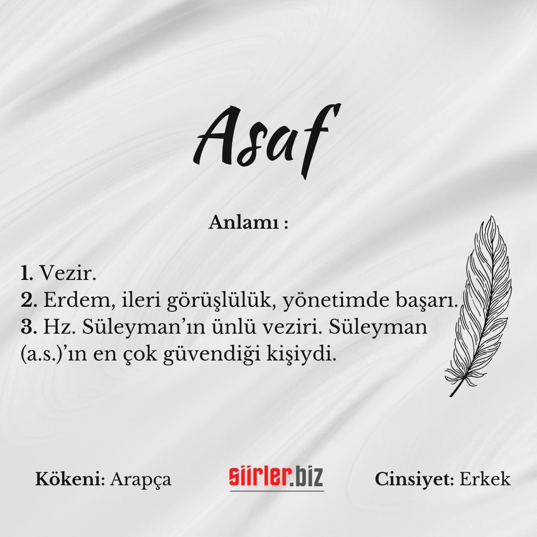 Asaf İsminin Anlamı Nedir?