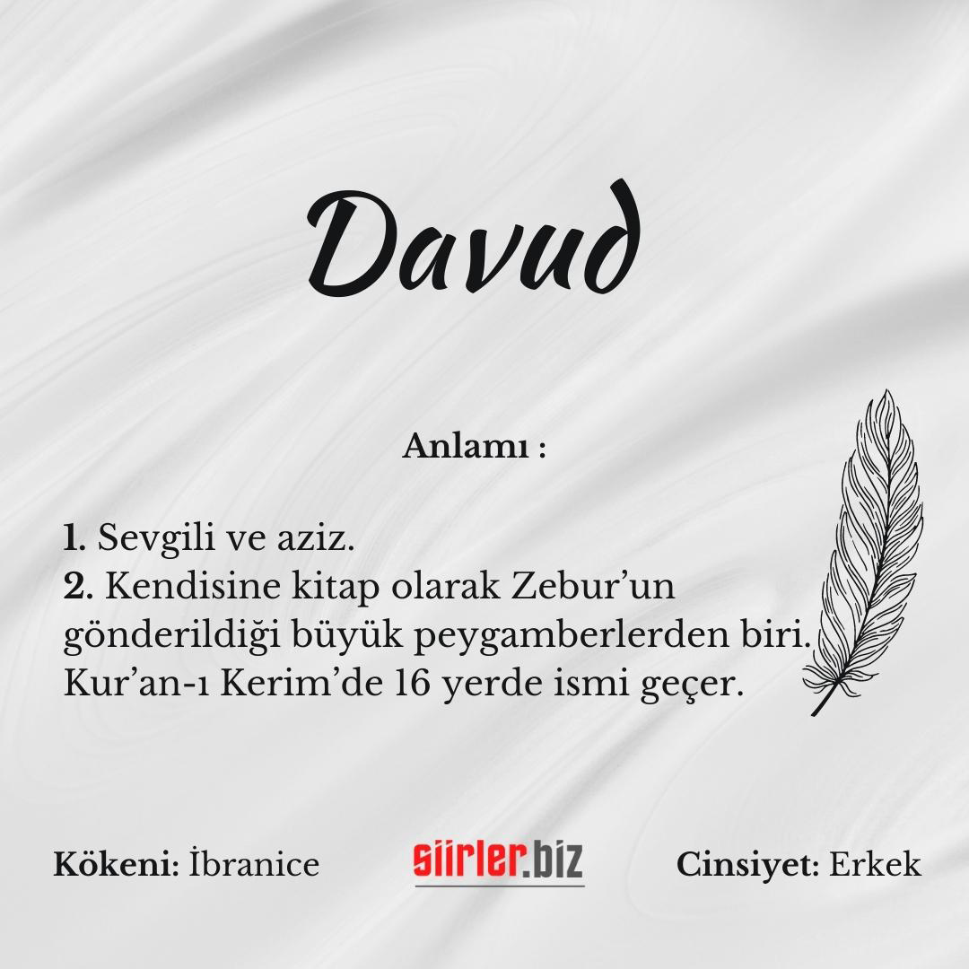 Davud İsminin Anlamı Nedir?