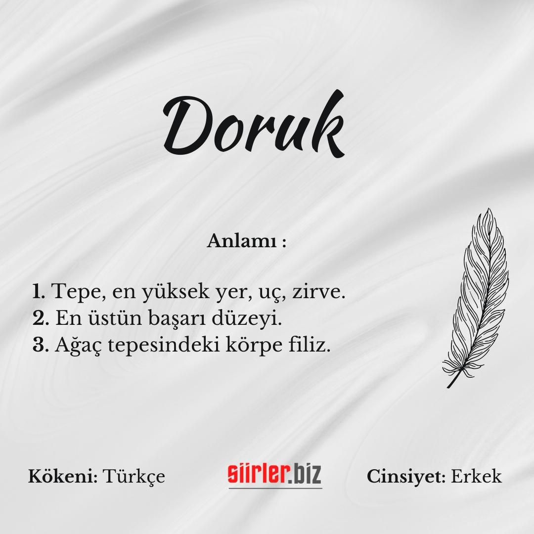 Doruk İsminin Anlamı Nedir?