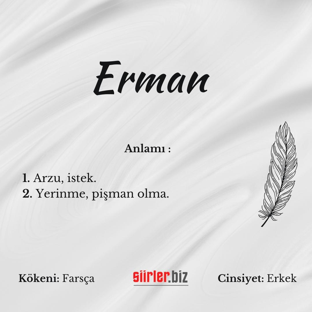 Erman İsminin Anlamı Nedir?