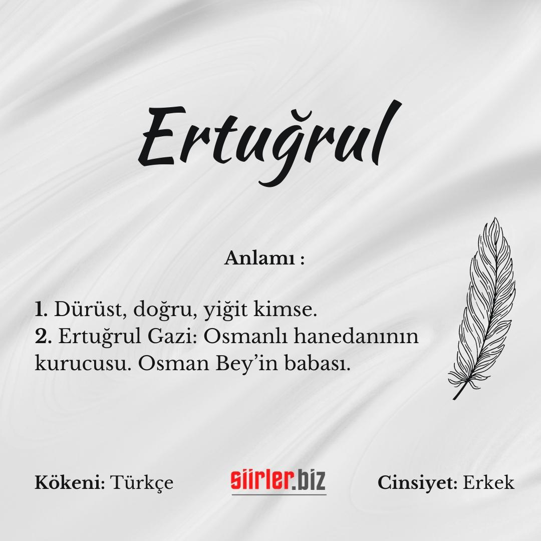 Ertuğrul İsminin Anlamı Nedir?