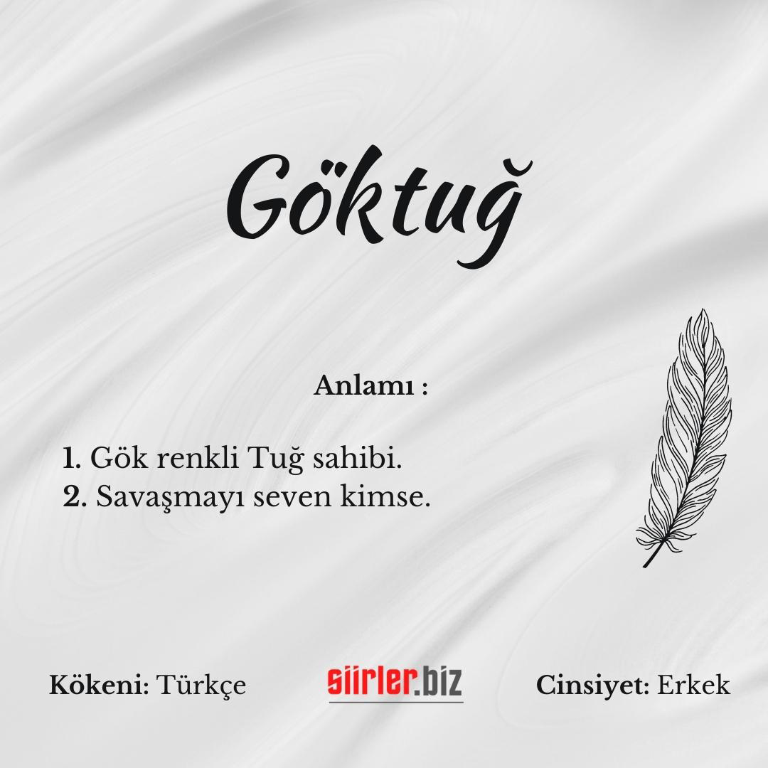 Göktuğ isminin anlamı, göktuğ ismi