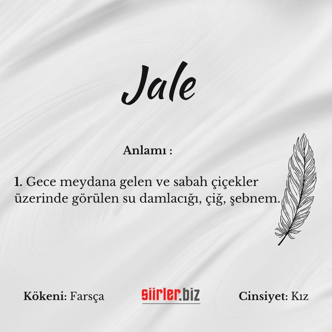 Jale İsminin Anlamı Nedir?