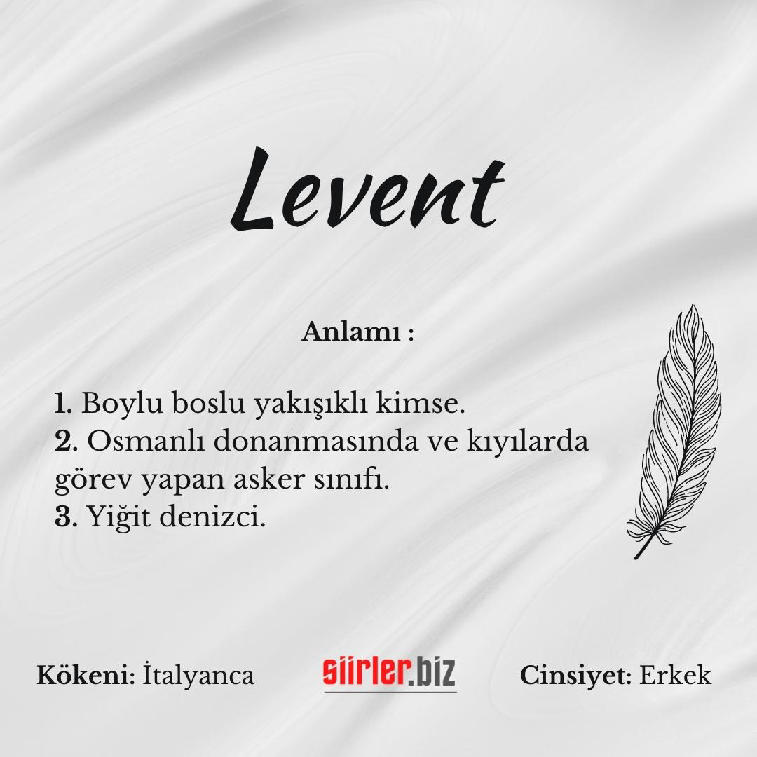 Levent İsminin Anlamı Nedir?