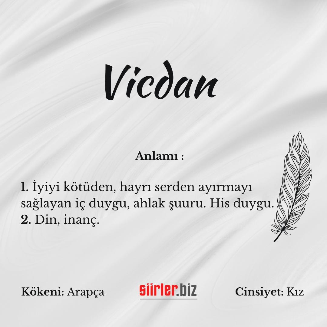 Vicdan İsminin Anlamı Nedir?